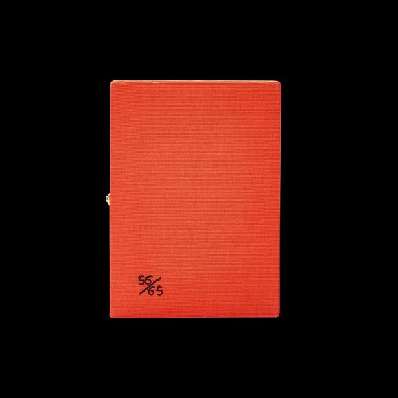 Olympia Le-Tan Sz One Size Eye Book Clutch Orange 1500093 - Picture 3 of 3